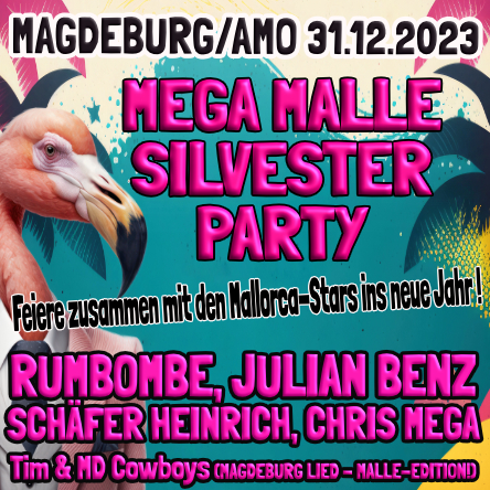 MEGA MALLE – SILVESTER PARTY 2023